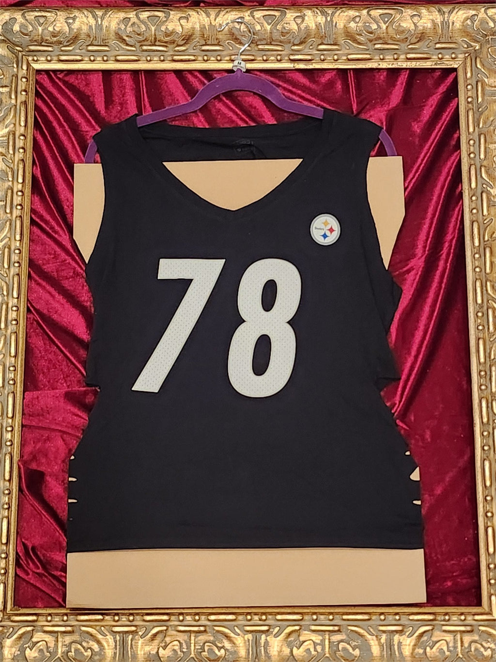 One-of-a-Kind Steelers 78 Reworked Tank – Size M