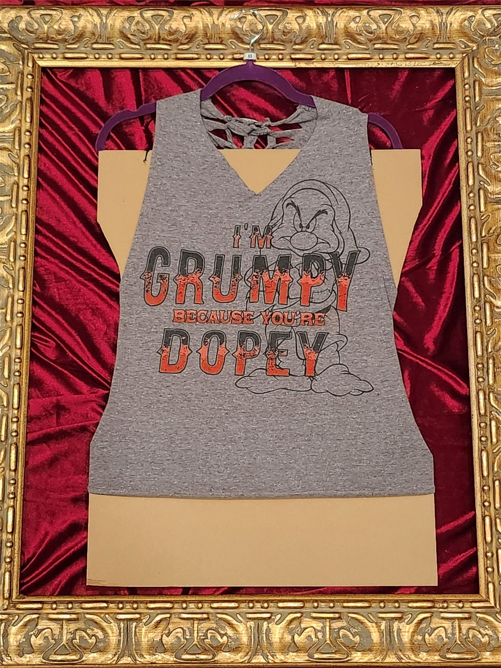 Grumpy – One-of-a-Kind Women’s M Reworked Tank