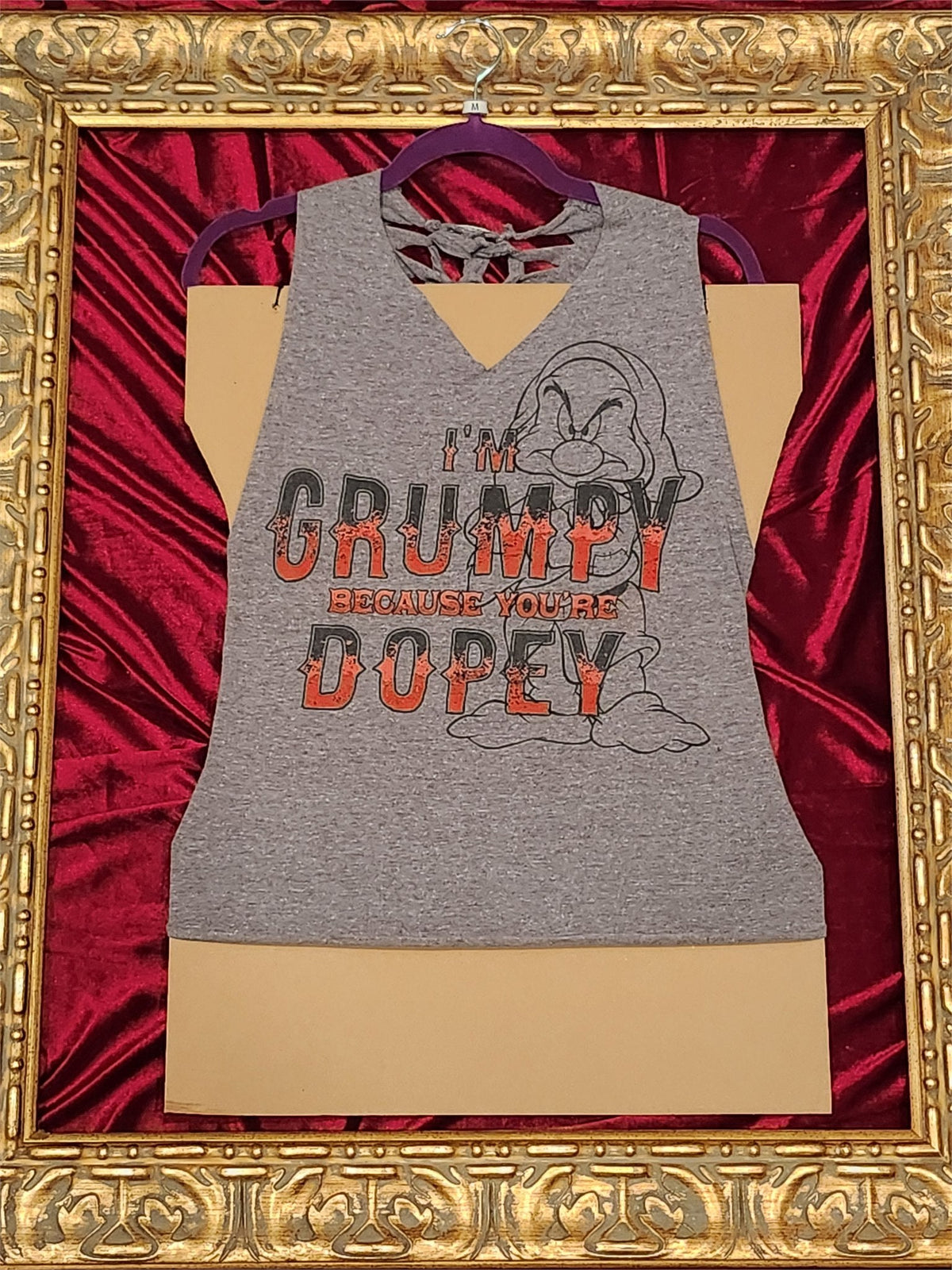 Grumpy – One-of-a-Kind Women’s M Reworked Tank