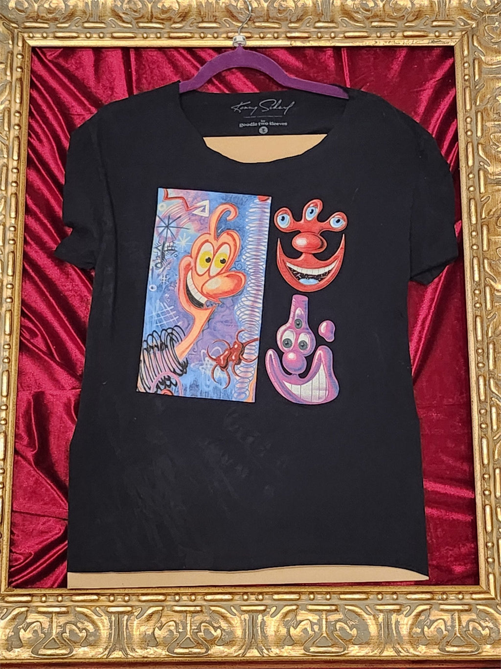 Cartoon Characters – One-of-a-Kind Women’s M Reworked Shirt