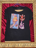 Cartoon Characters – One-of-a-Kind Women’s M Reworked Shirt
