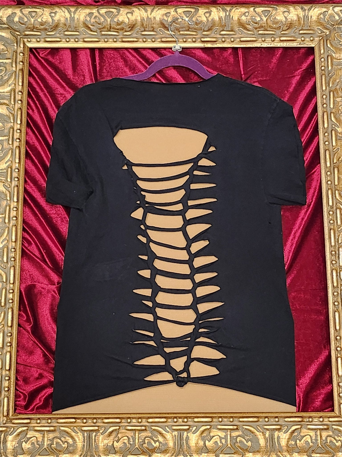 Cartoon Characters – One-of-a-Kind Women’s M Reworked Shirt - additional view
