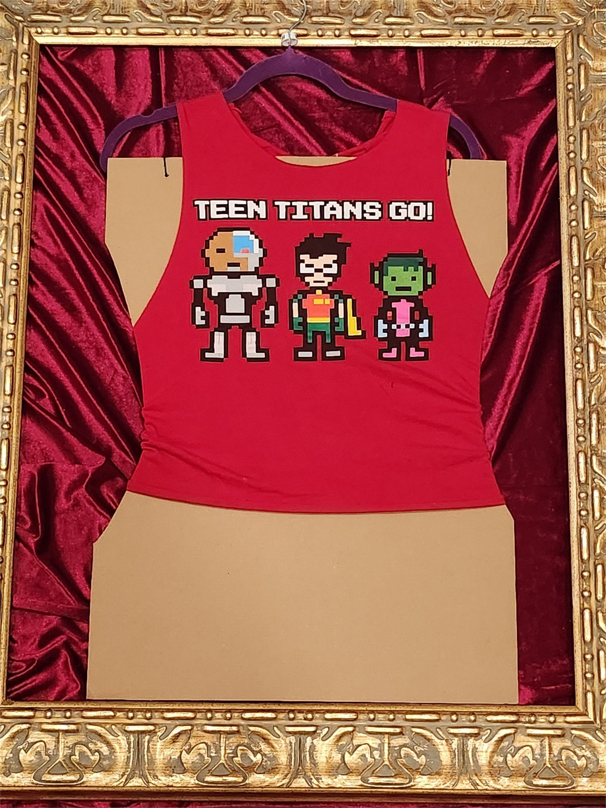 Teen Titans – One-of-a-Kind Women’s M Reworked Tank