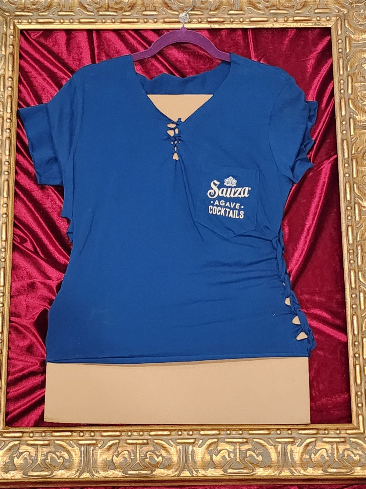 Sauza Agave – One-of-a-Kind Women’s M Reworked Shirt