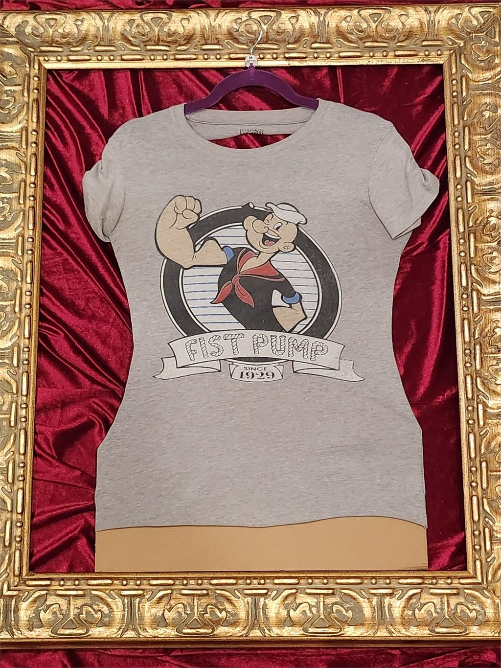 Popeye – One-of-a-Kind Women’s M Reworked Shirt
