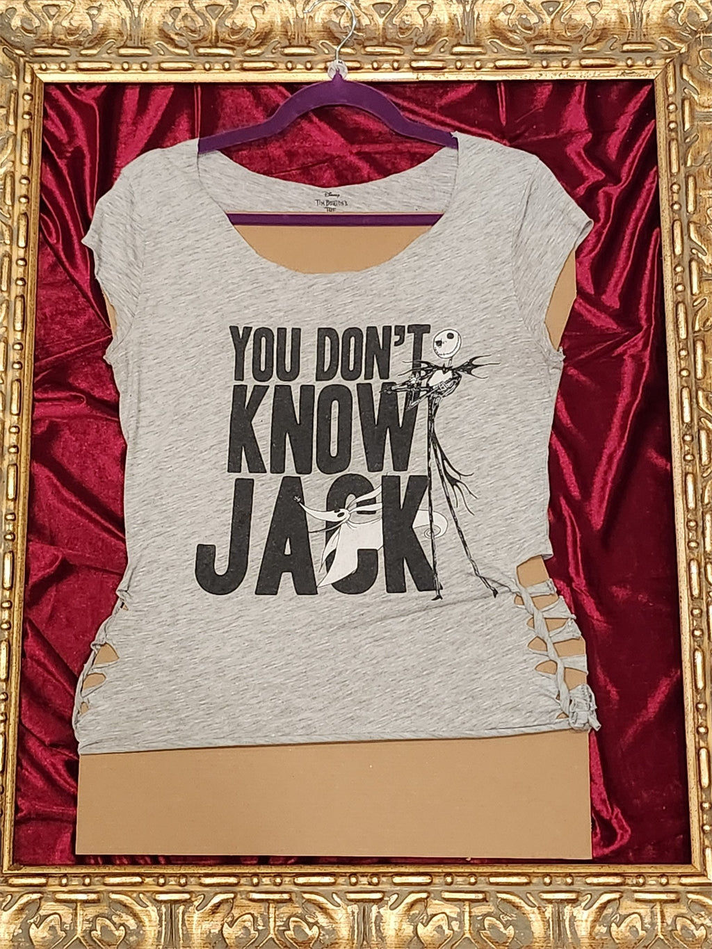 Jack Skellington – One-of-a-Kind Women’s M Reworked Shirt