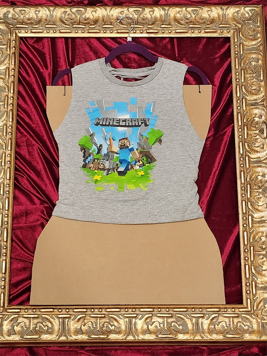 Minecraft – One-of-a-Kind Women’s M Reworked Tank