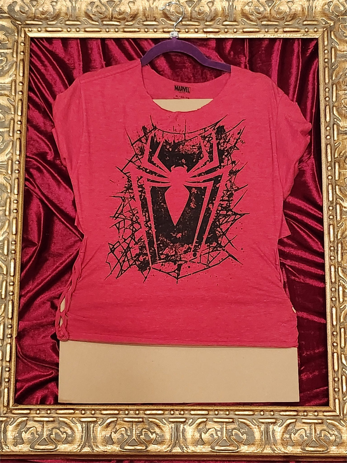 Spiderman – One-of-a-Kind Women’s M Reworked Shirt