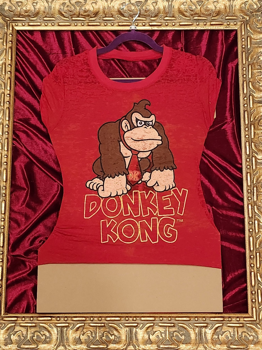 Donkey Kong – One-of-a-Kind Women’s M Reworked Shirt