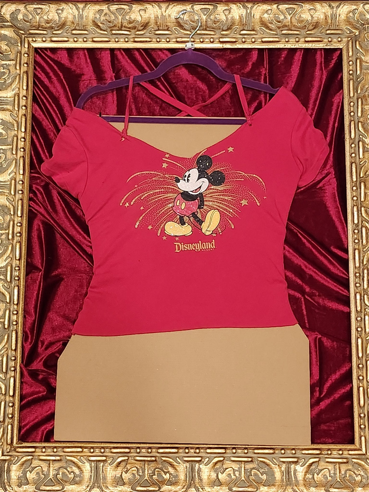 Mickey Mouse – One-of-a-Kind Women’s M Reworked Shirt