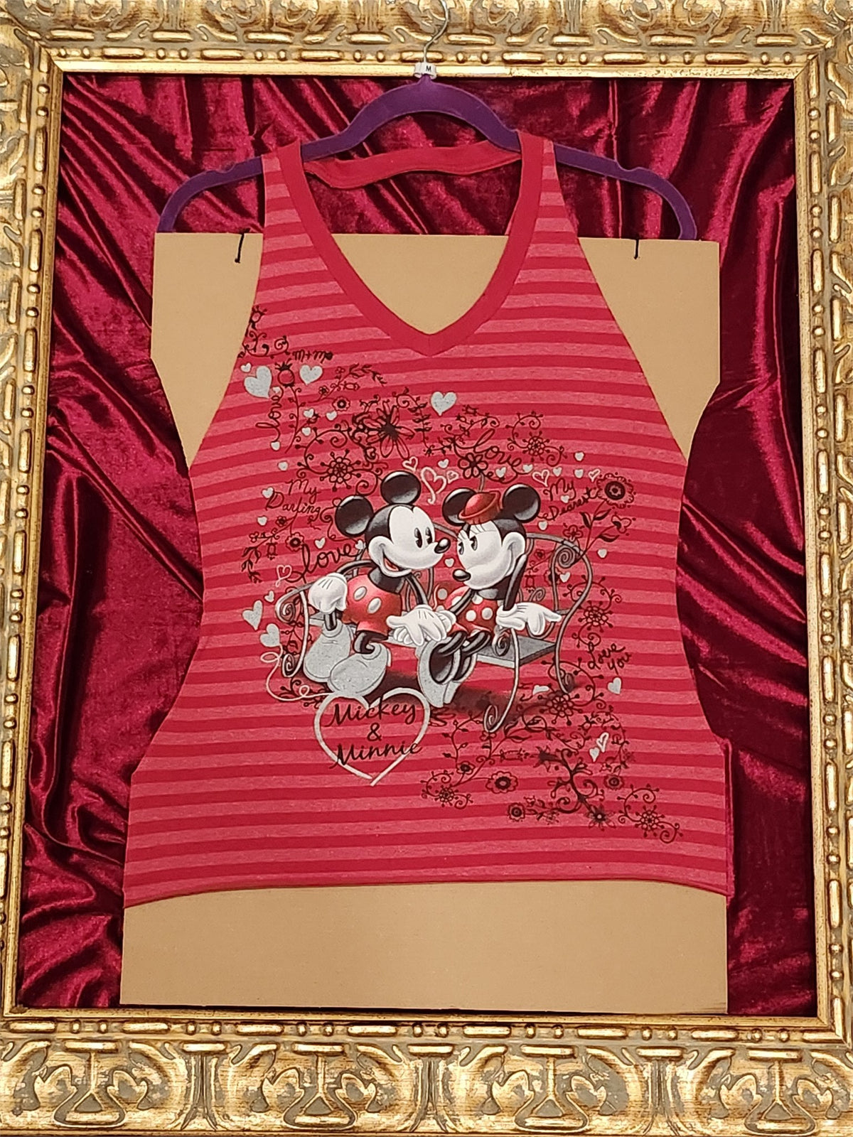 Mickey Lovers – One-of-a-Kind Women’s M Reworked Tank