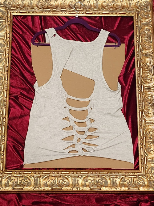 Deer Design – One-of-a-Kind Women’s M Reworked Tank - additional view