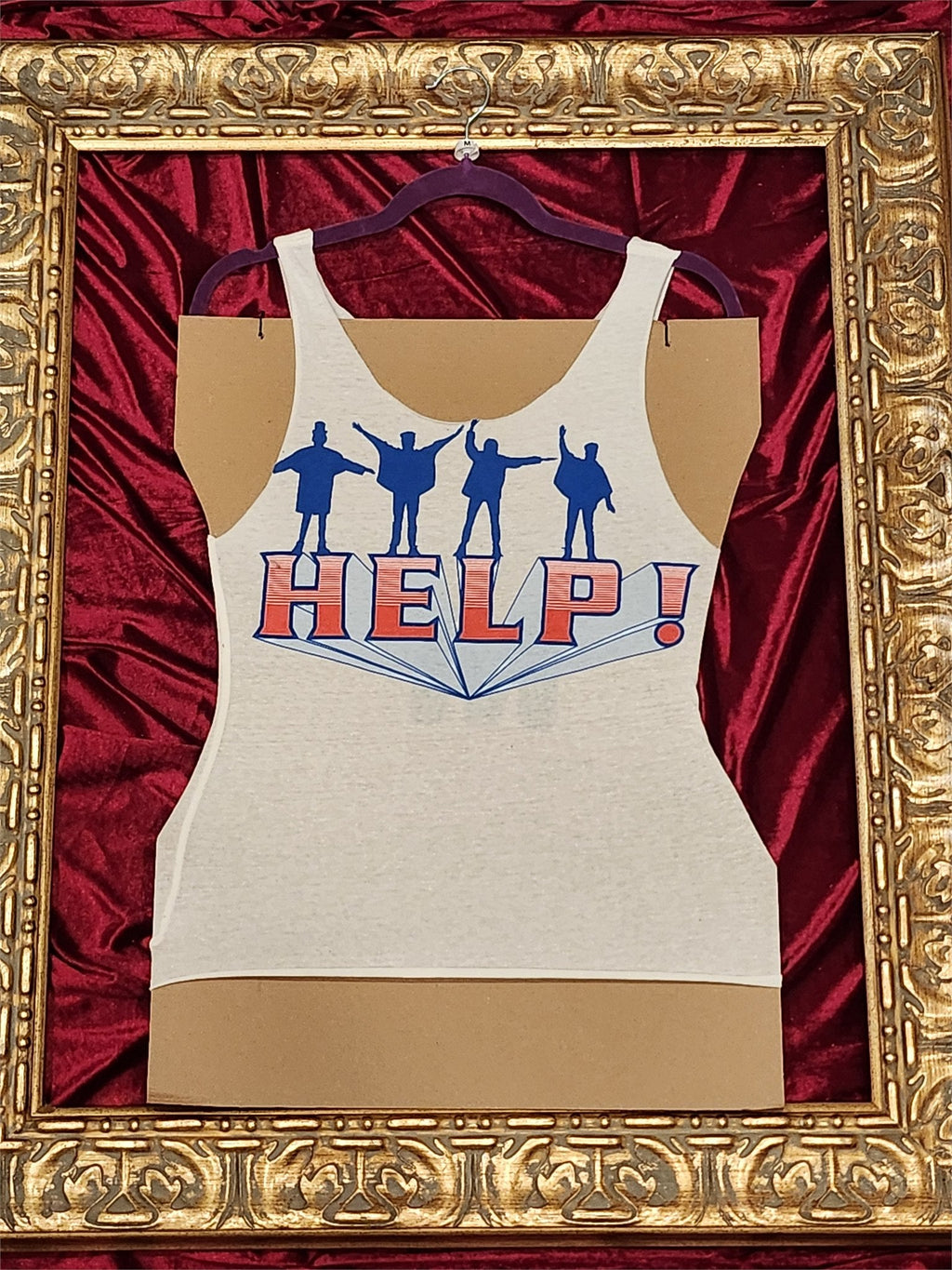 Beatles Help – One-of-a-Kind Women’s M Reworked Tank