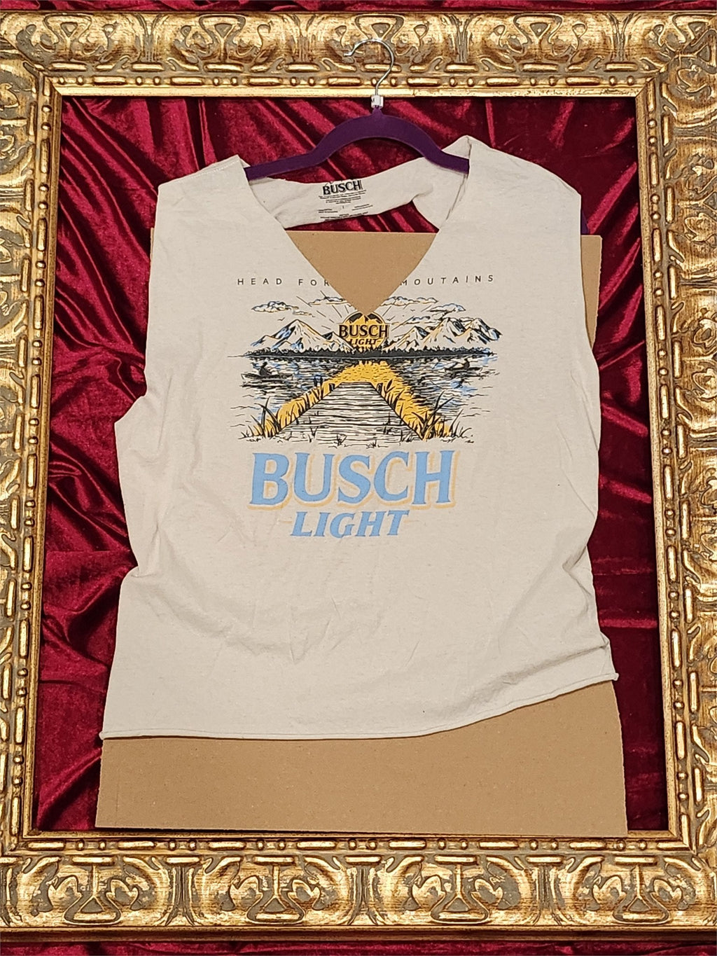 Busch Light – One-of-a-Kind Women’s M Reworked Tank