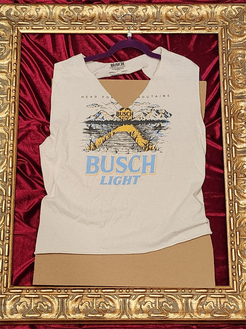 Busch Light – One-of-a-Kind Women’s M Reworked Tank