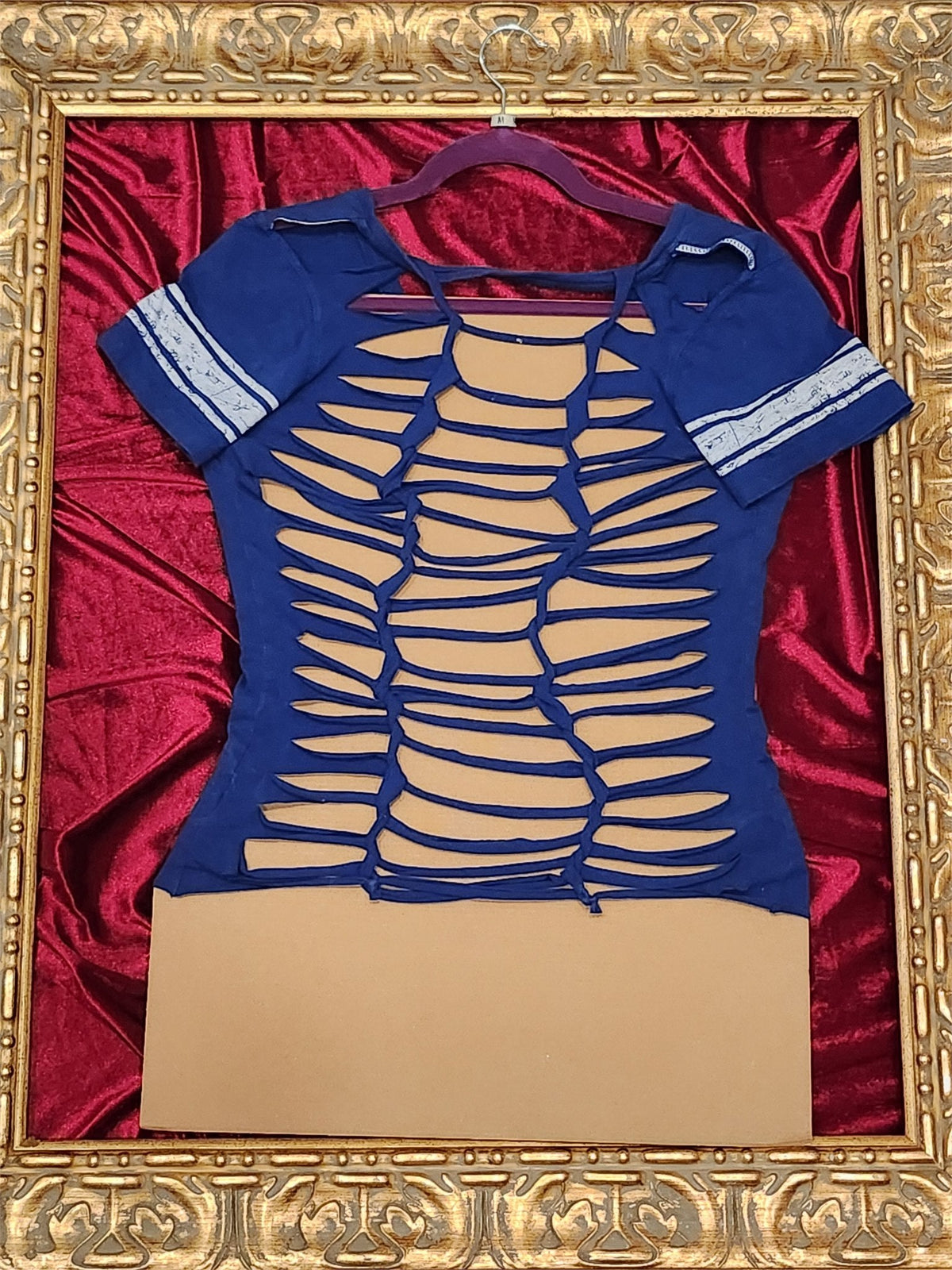 NY Rangers – One-of-a-Kind Women’s M Reworked Shirt - additional view