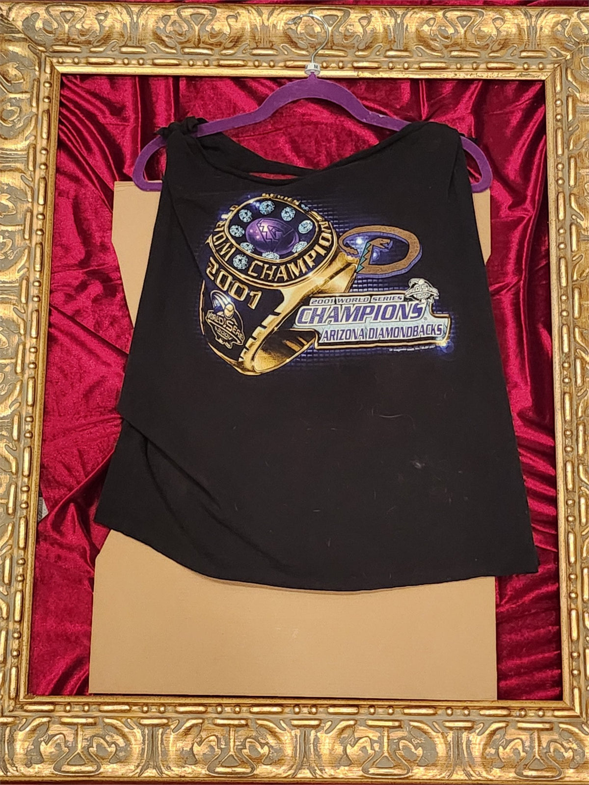Arizona Diamondbacks Champions – One-of-a-Kind Women’s M Reworked Tank