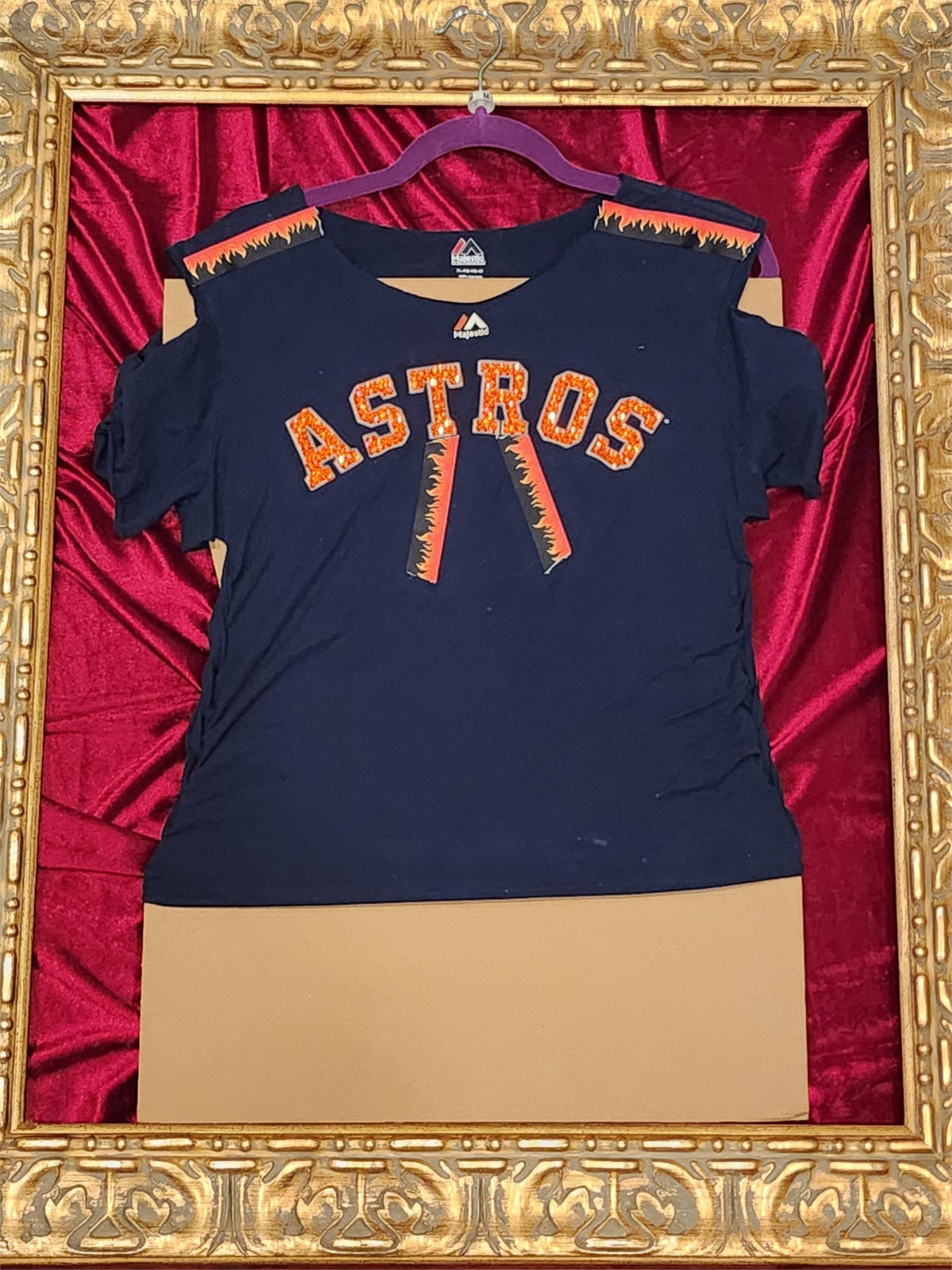 Astros – One-of-a-Kind Women’s M Reworked Shirt