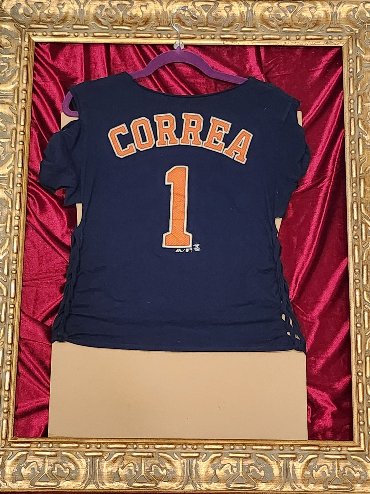 Astros – One-of-a-Kind Women’s M Reworked Shirt - additional view