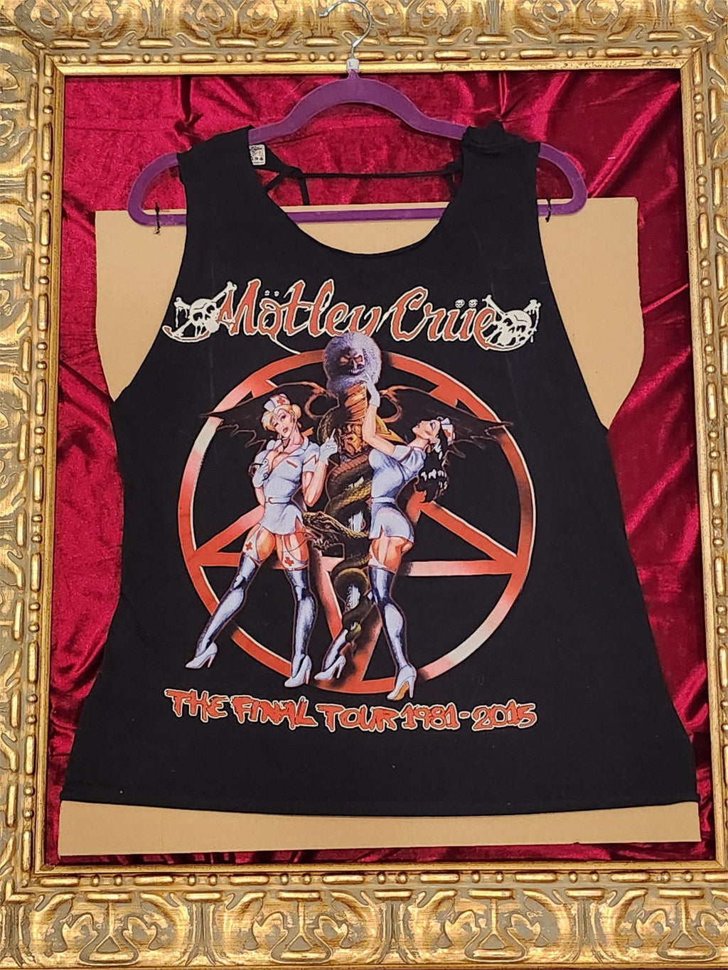 Motley Crue – One-of-a-Kind Women’s M Reworked Shirt