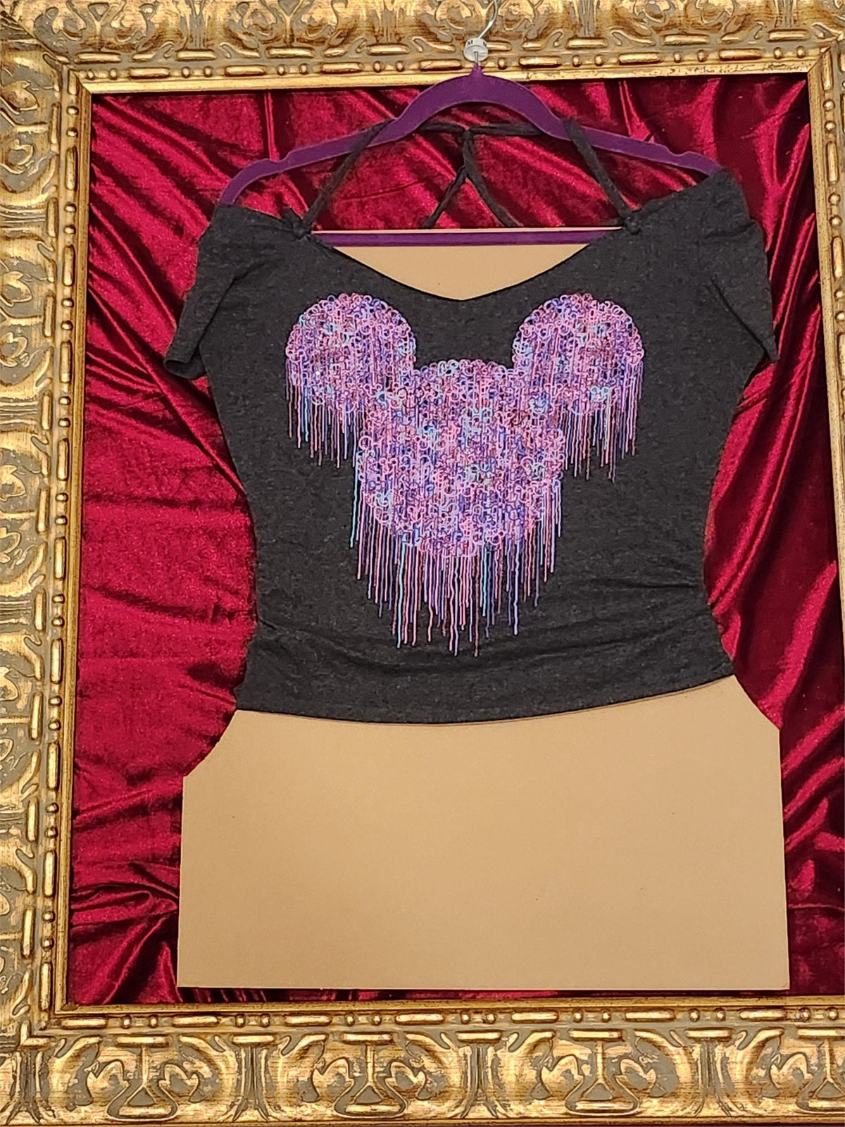 Mickey Mouse – One-of-a-Kind Women’s M Reworked Shirt