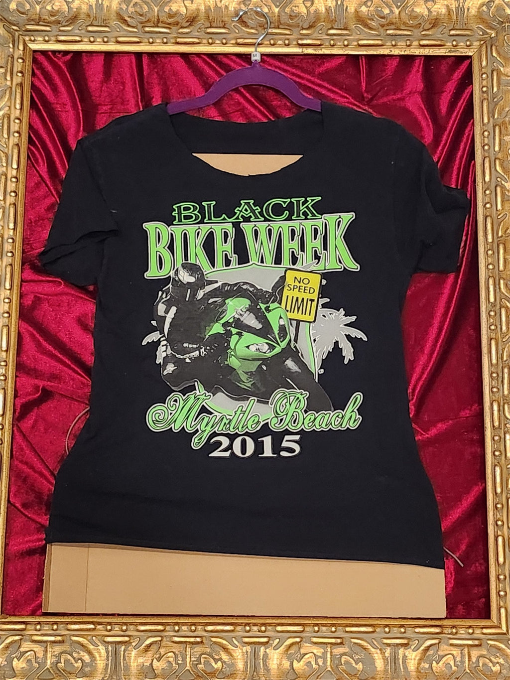 Black Bike Week – One-of-a-Kind Women’s M Reworked Shirt