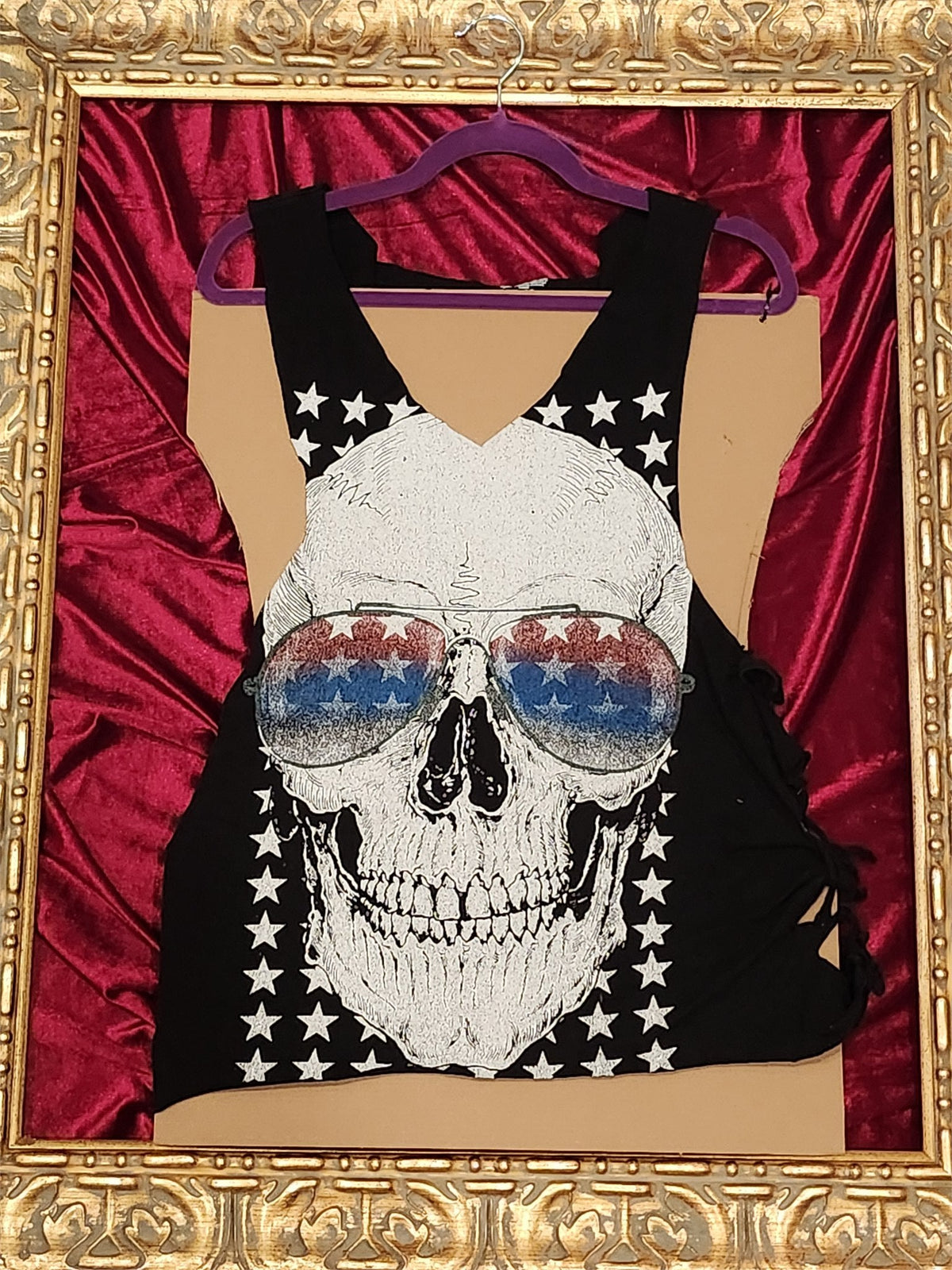 American Skull – One-of-a-Kind Women’s M Reworked Tank