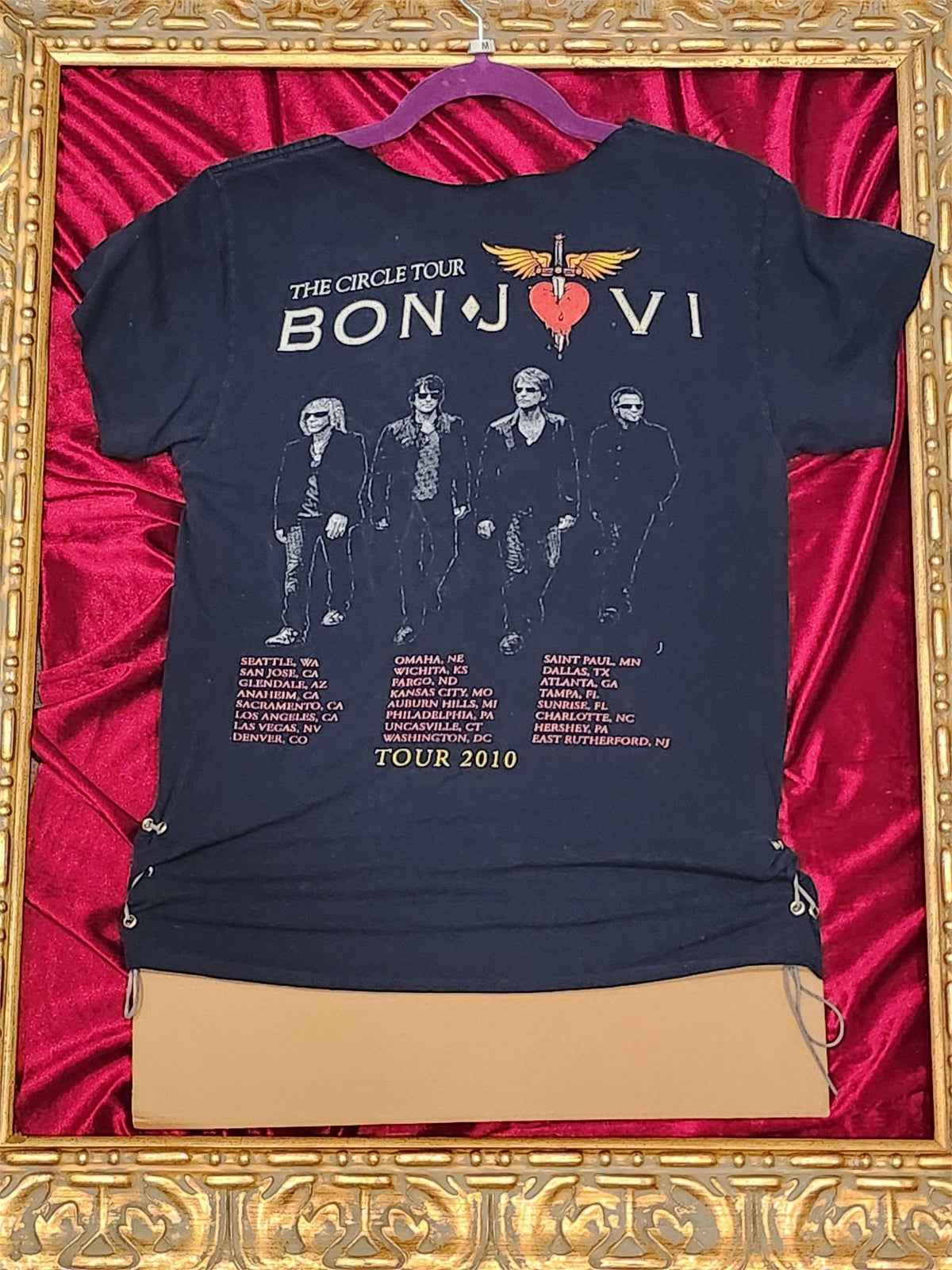 Bon Jovi – One-of-a-Kind Women’s M Reworked Shirt - additional view