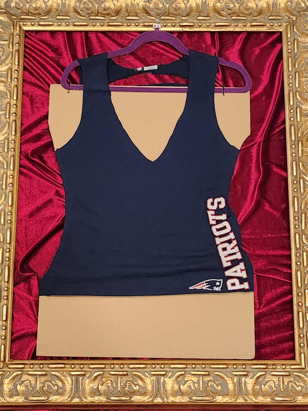 Patriots – One-of-a-Kind Women’s M Reworked Tank