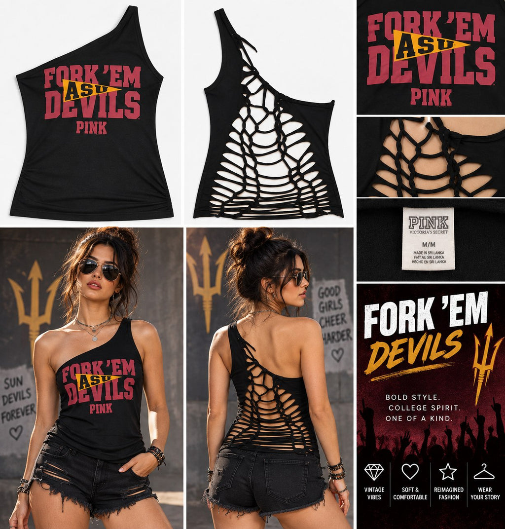 ASU – One-of-a-Kind Women’s M Reworked Off Shoulder - details and styling