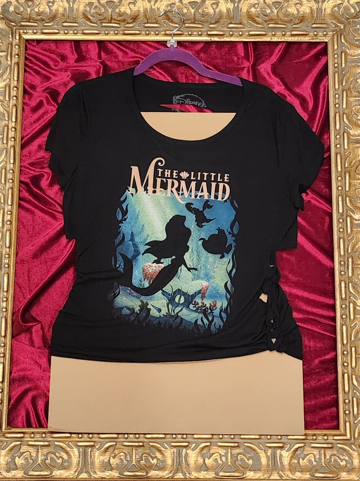 Little Mermaid – One-of-a-Kind Women’s M Reworked Shirt