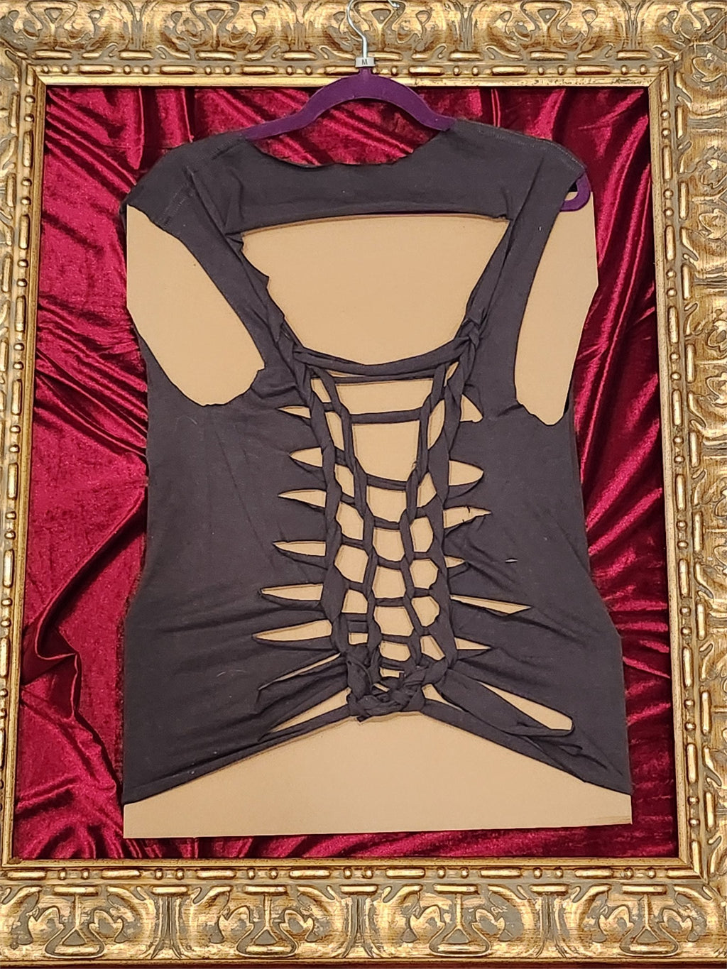 Music Note – One-of-a-Kind Women’s M Reworked Shirt - additional view