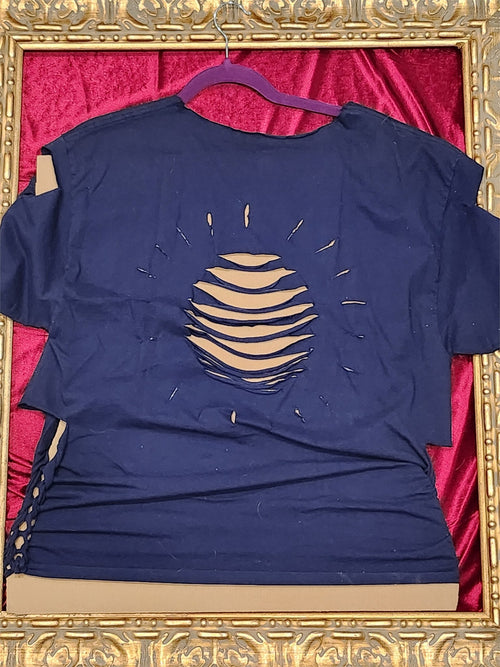 7 Ups – One-of-a-Kind Women’s L Reworked Shirt - additional view