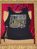 Pittsburg Penguins – One-of-a-Kind Women’s L Reworked Tank