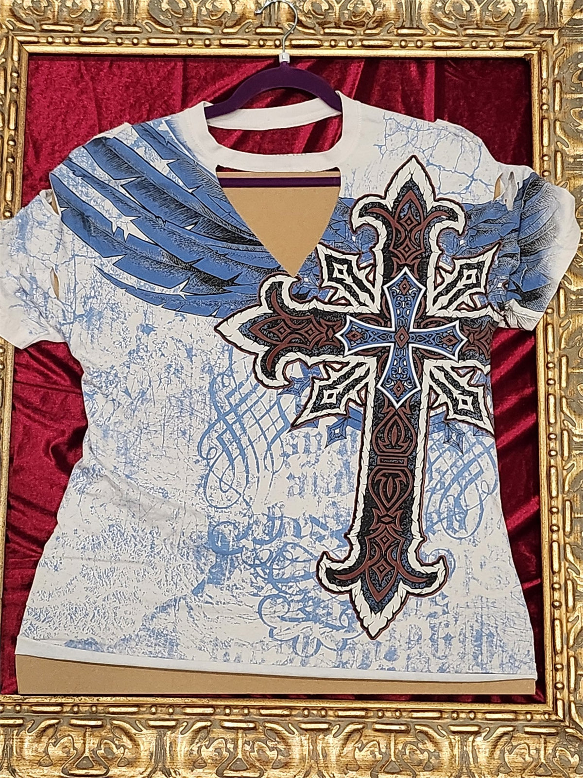 Cross – One-of-a-Kind Women’s L Reworked Shirt