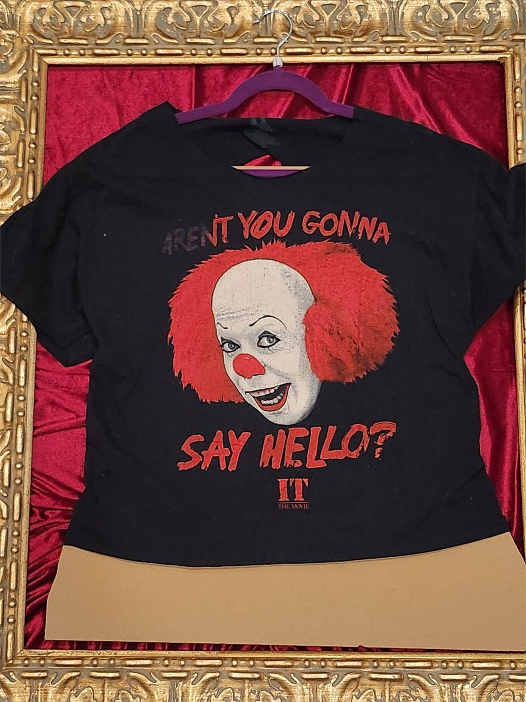 IT Clown – One-of-a-Kind Women’s L Reworked Shirt