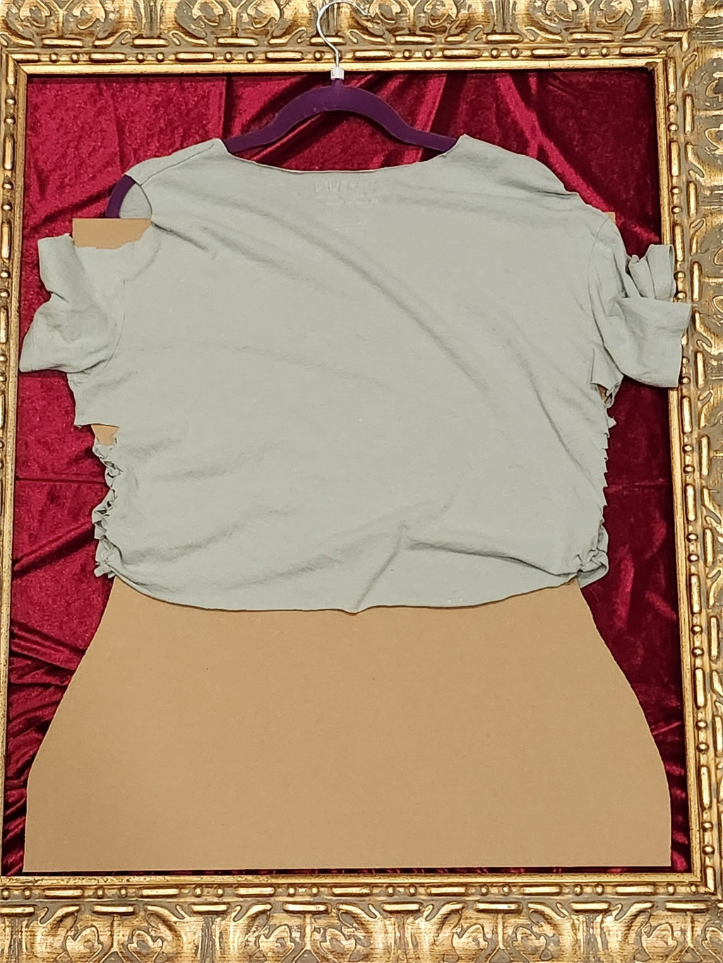 Flower Bouque – One-of-a-Kind Women’s L Reworked Shirt - additional view