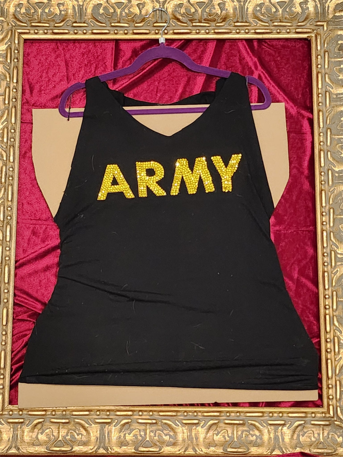 Army – One-of-a-Kind Women’s L Reworked Tank