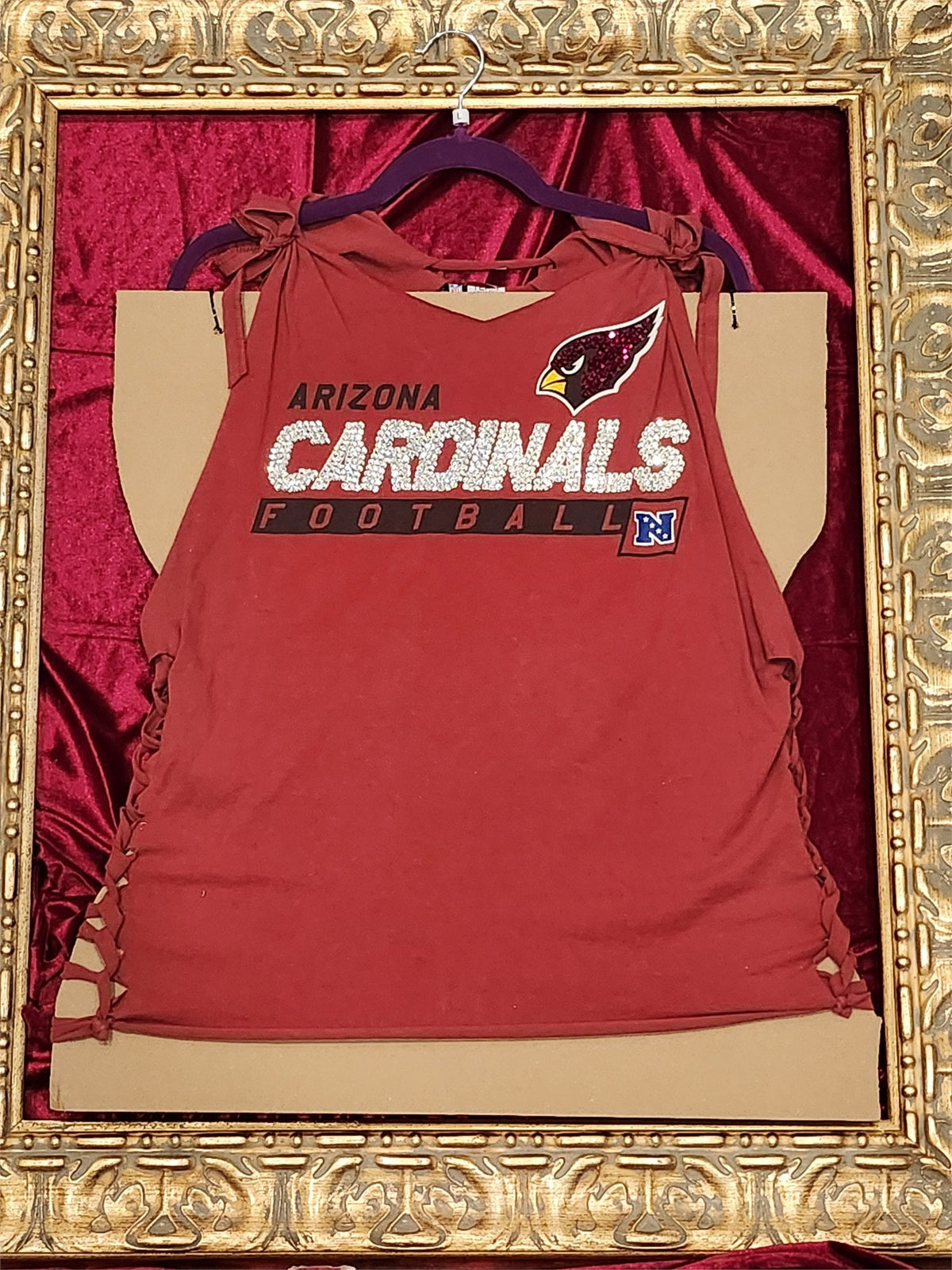 Arizona Cardinals – One-of-a-Kind Women’s L Reworked Shirt
