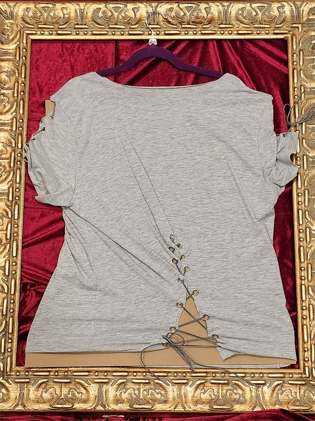 USA Patriotic – One-of-a-Kind Women’s L Reworked Shirt - additional view