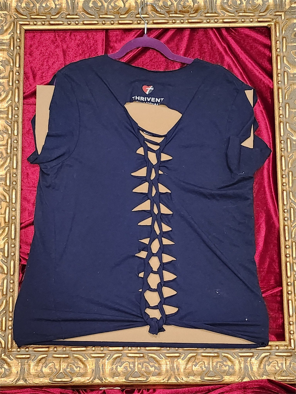 Live Generously – One-of-a-Kind Women’s L Reworked Shirt - additional view