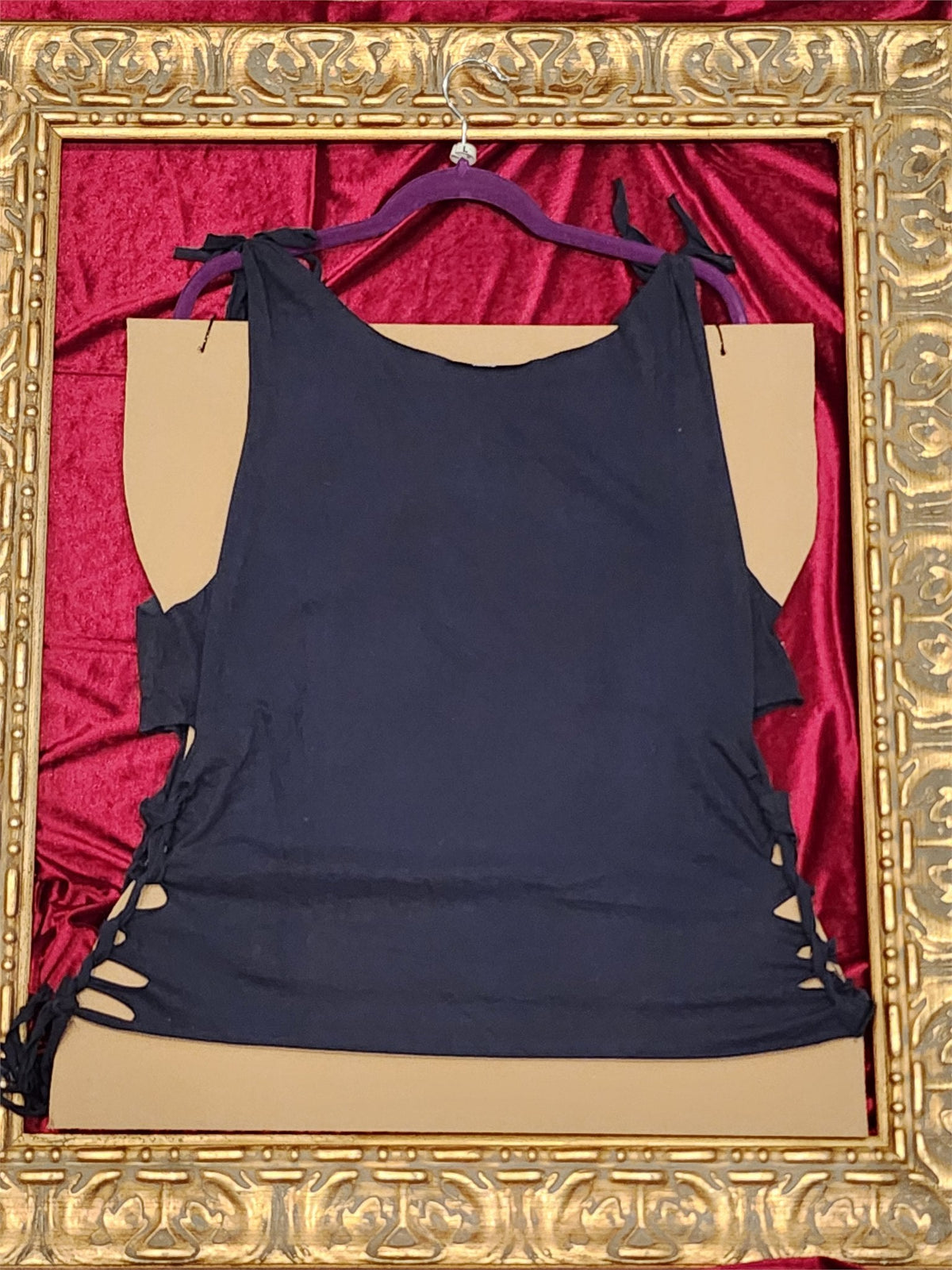 Cleveland Indians – One-of-a-Kind Women’s L Reworked Tank - additional view