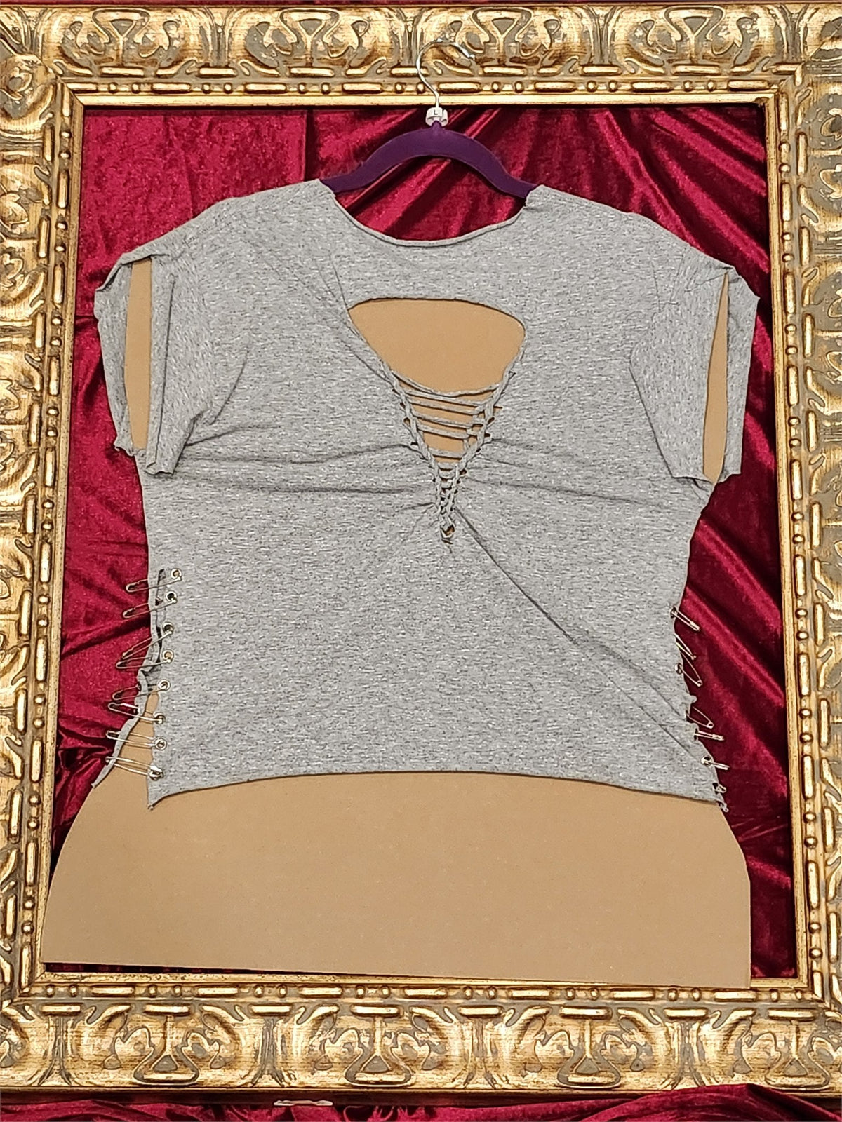Mean Witches – One-of-a-Kind Women’s L Reworked Shirt - additional view