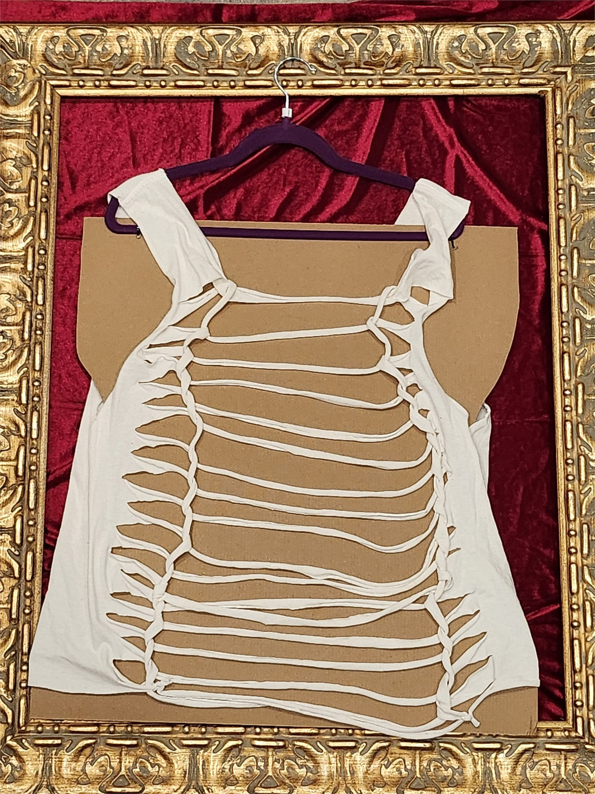 One-of-a-Kind Red / White / Blue Reworked Tank – Size L - additional view