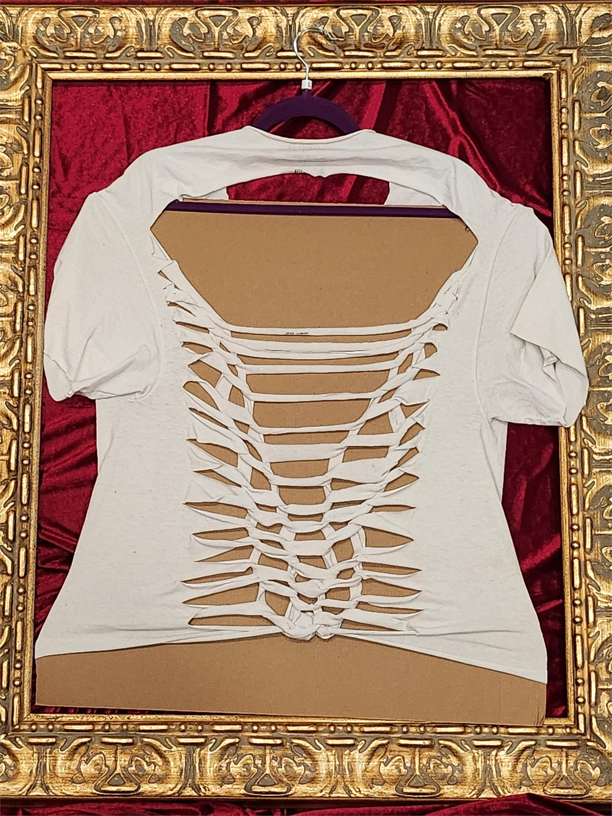 One-of-a-Kind Black Widow Reworked Shirt – Size L - additional view