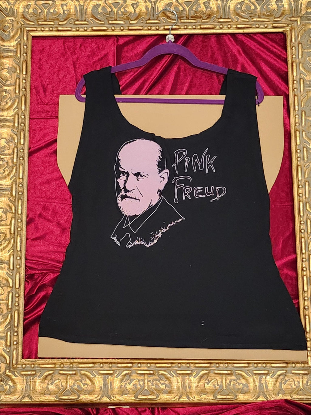 One-of-a-Kind Pink Floyd Reworked Tank – Size L