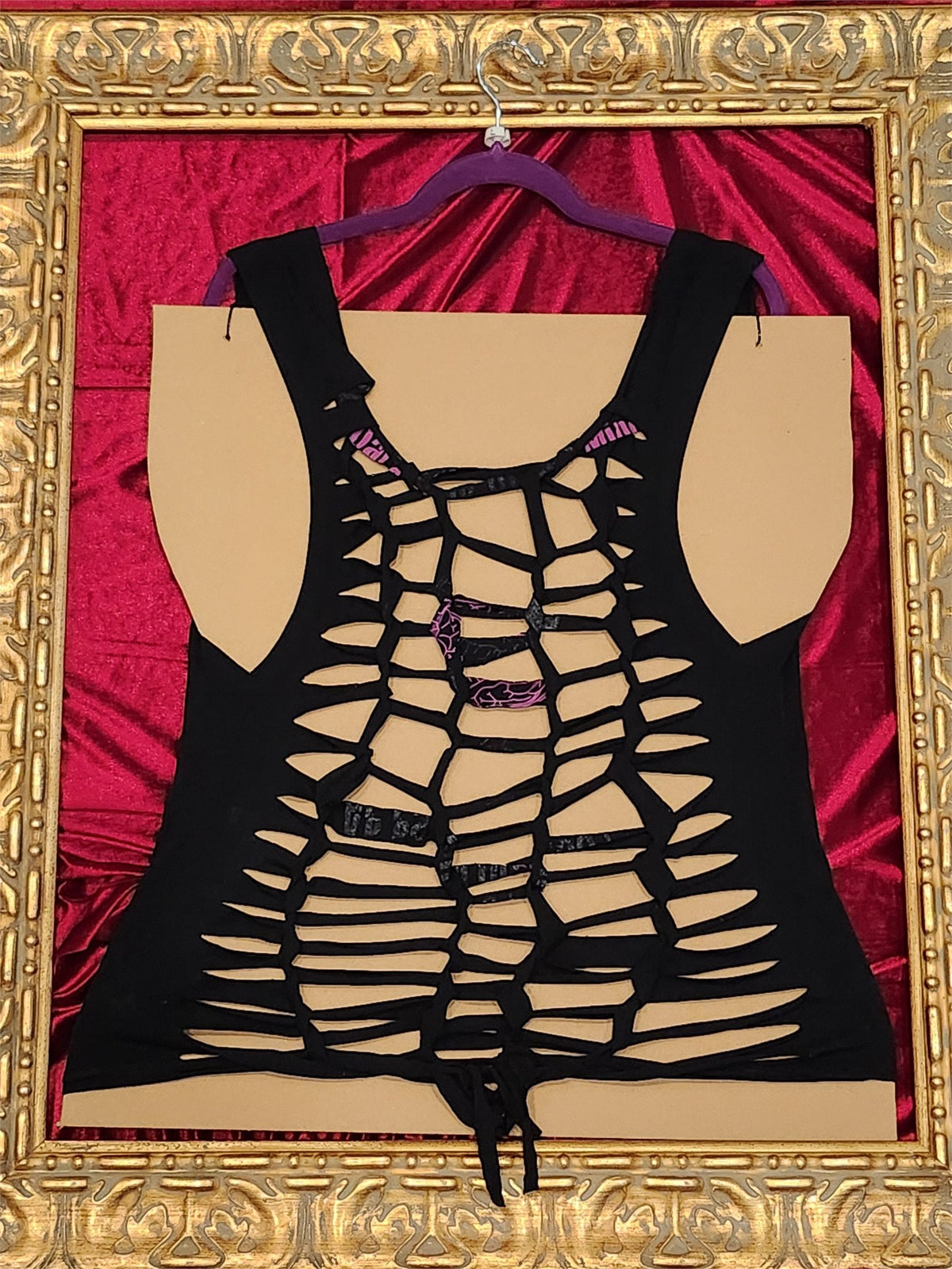 One-of-a-Kind Pink Floyd Reworked Tank – Size L - additional view
