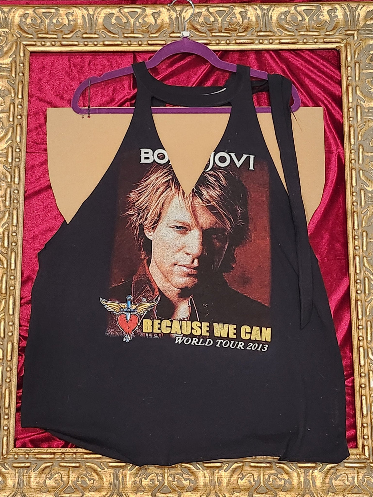 One-of-a-Kind Bon Jovi Reworked Tank – Size L