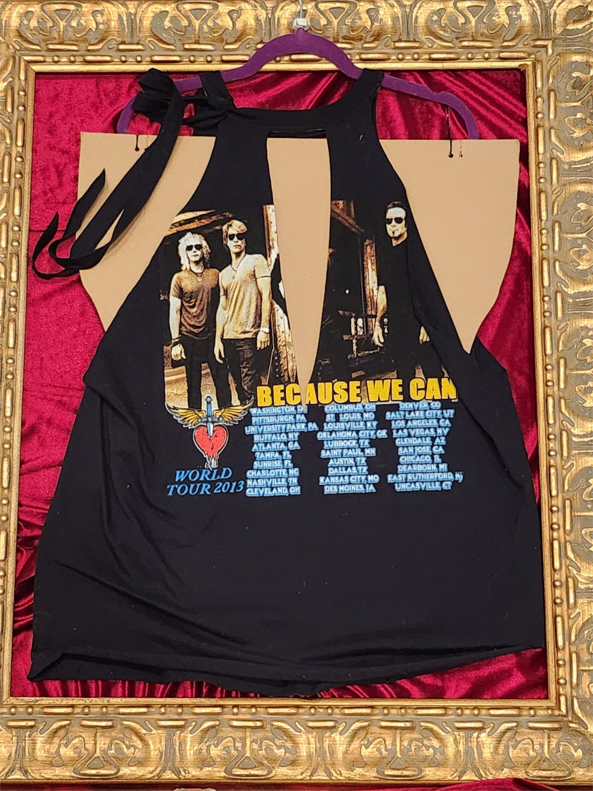 One-of-a-Kind Bon Jovi Reworked Tank – Size L - additional view