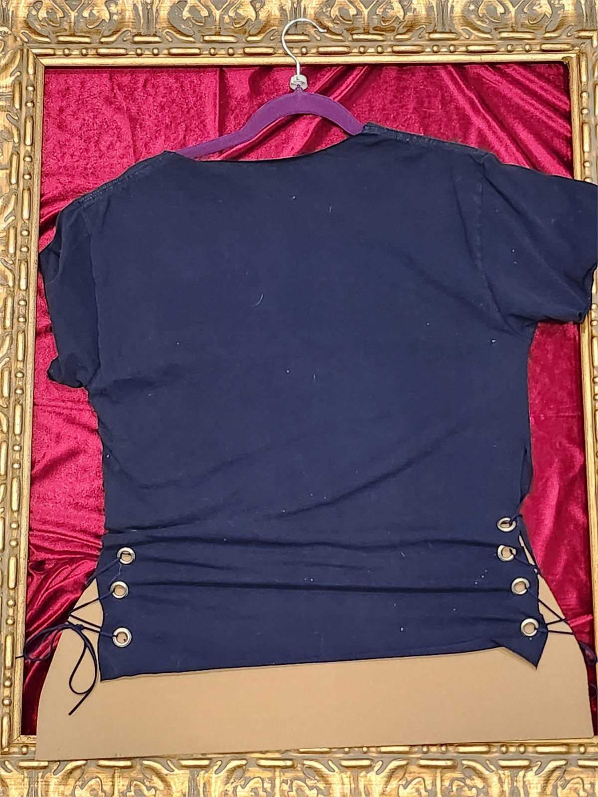 One-of-a-Kind Home of the Brave Reworked Shirt – Size L - additional view
